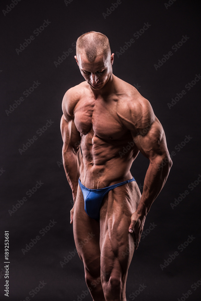 young bodybuider posing young bodybuider posing