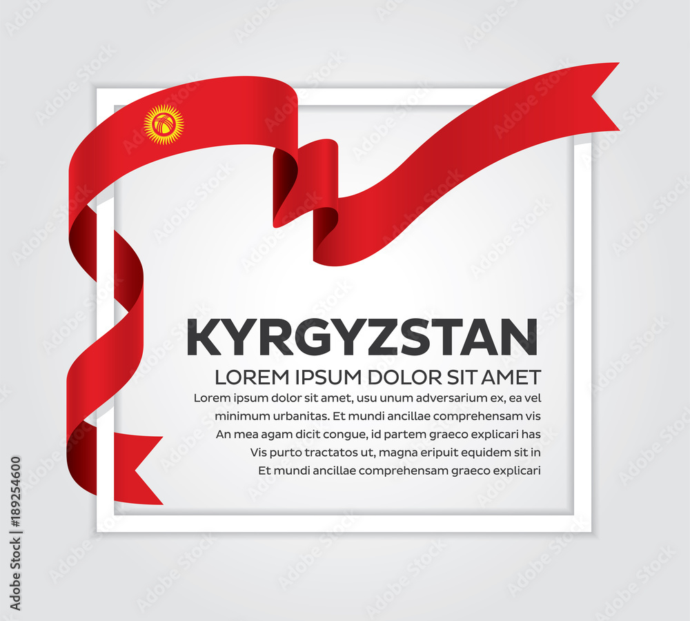 Kyrgyzstan flag background Kyrgyzstan flag background