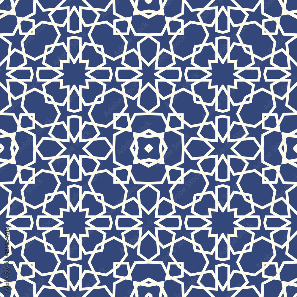 Background with 3d seamless pattern in Islamic style Background with 3d seamless pattern in Islamic style