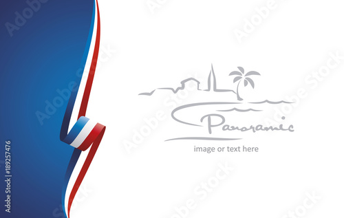 France abstract brochure cover poster background vector
