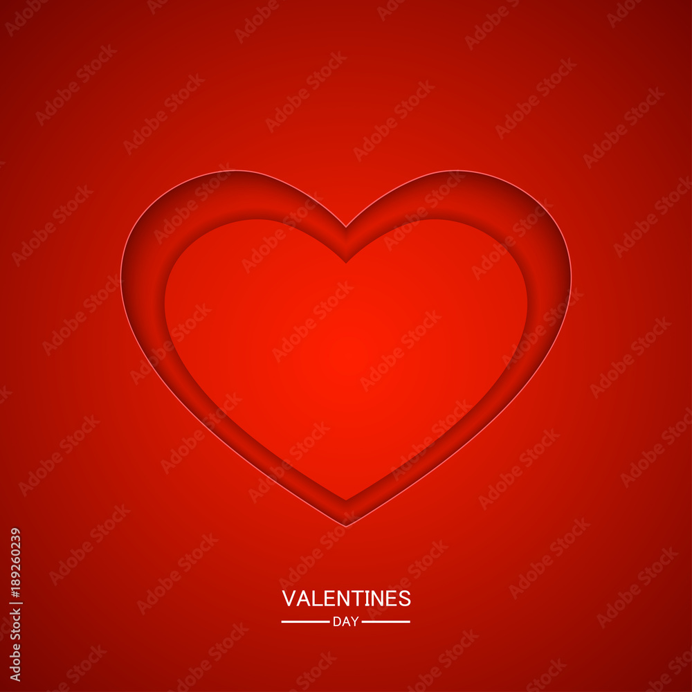 Vector modern valentines day background.