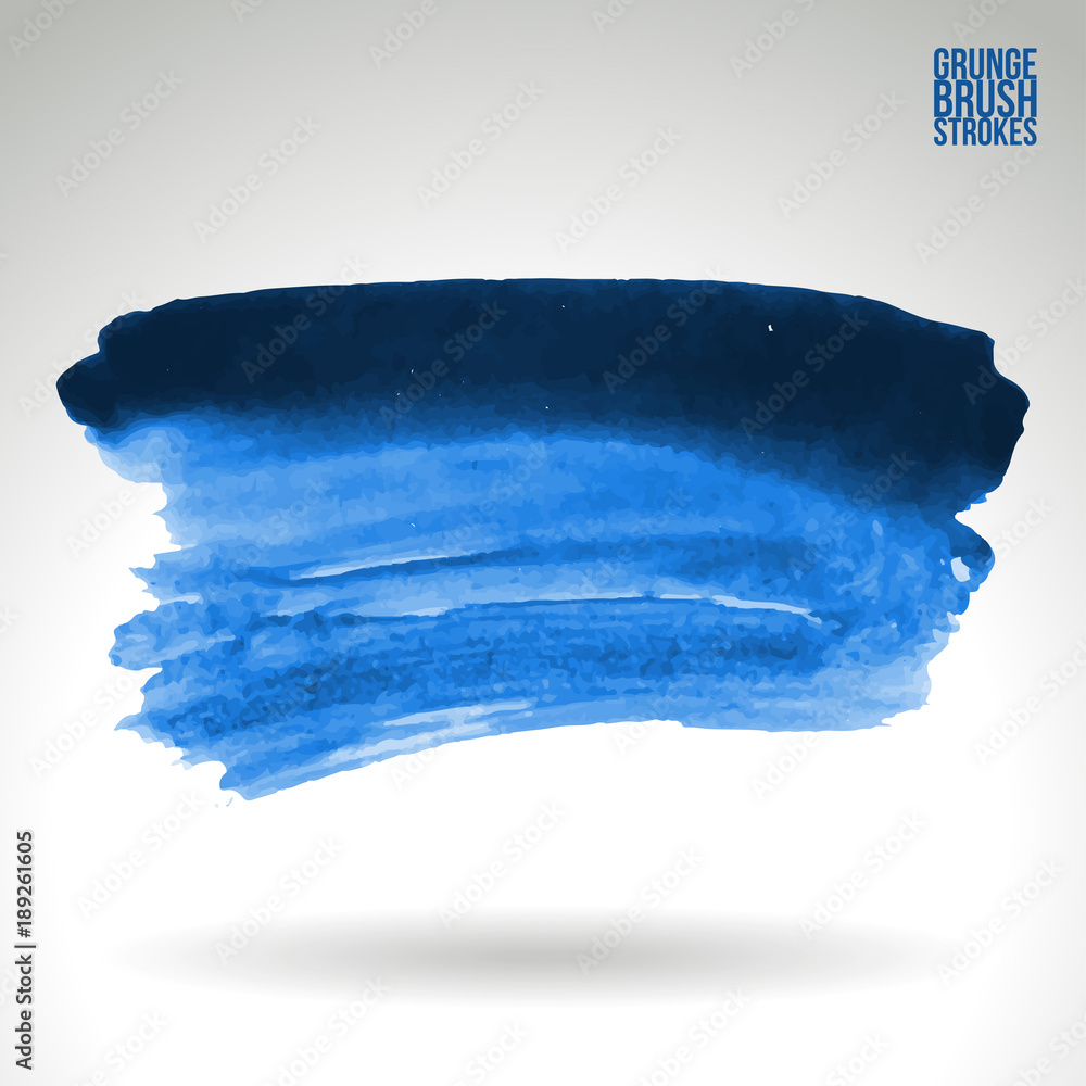 Fototapeta premium Brush stroke and texture. Grunge vector abstract hand - painted element. Underline and border design.