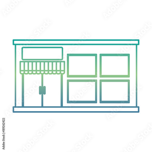 store building isolated icon