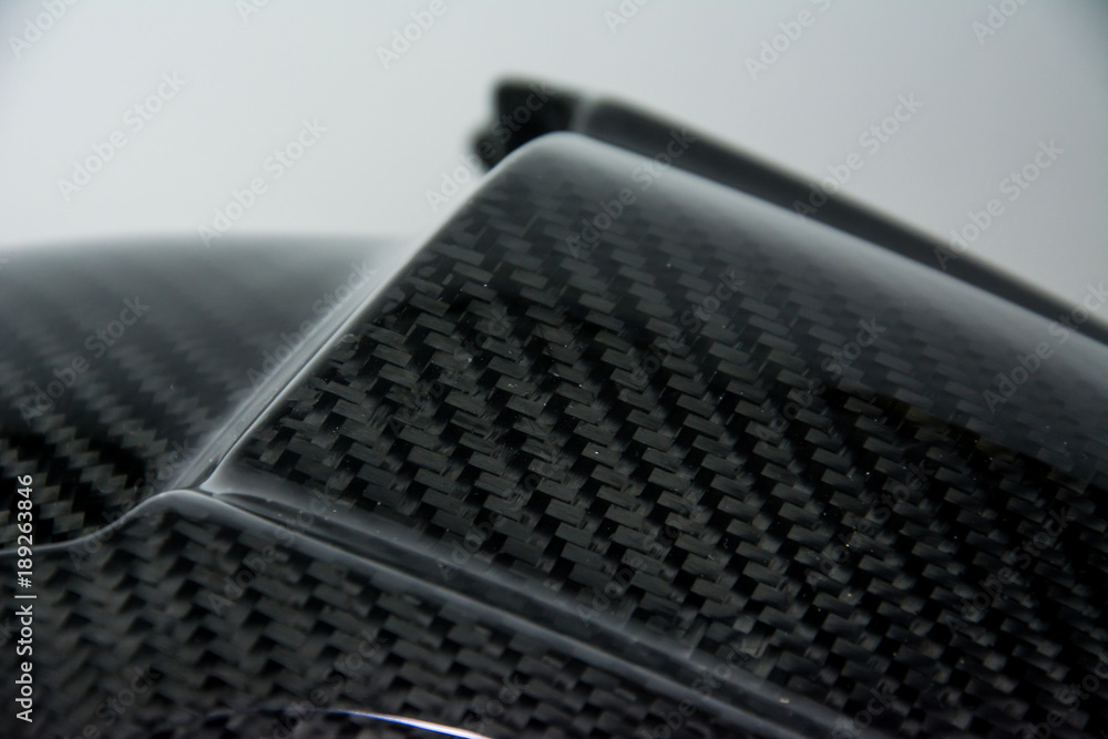 Black carbon fiber composite product with paint surface Black carbon fiber composite product with paint surface