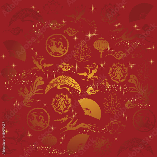 Chinese traditional element background