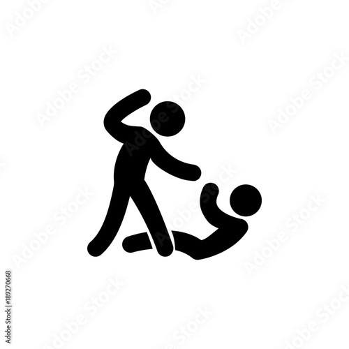 bashing icon. Elements of fighting icon. Premium quality graphic design icon. Simple single combat icon for websites, web design, mobile app, info graphics