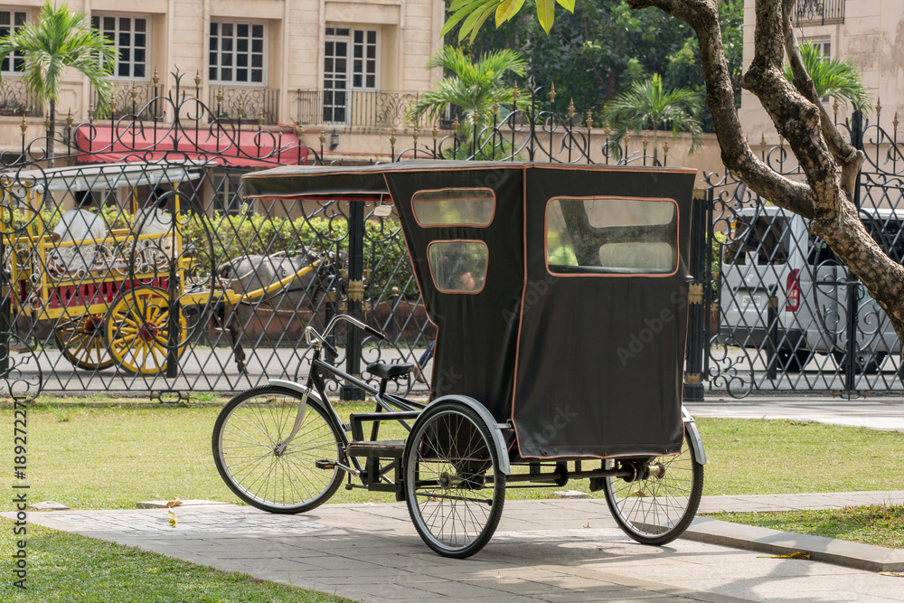 Jan 21,2018 Tricycle in Fort Santiago , Intramuros, Manila