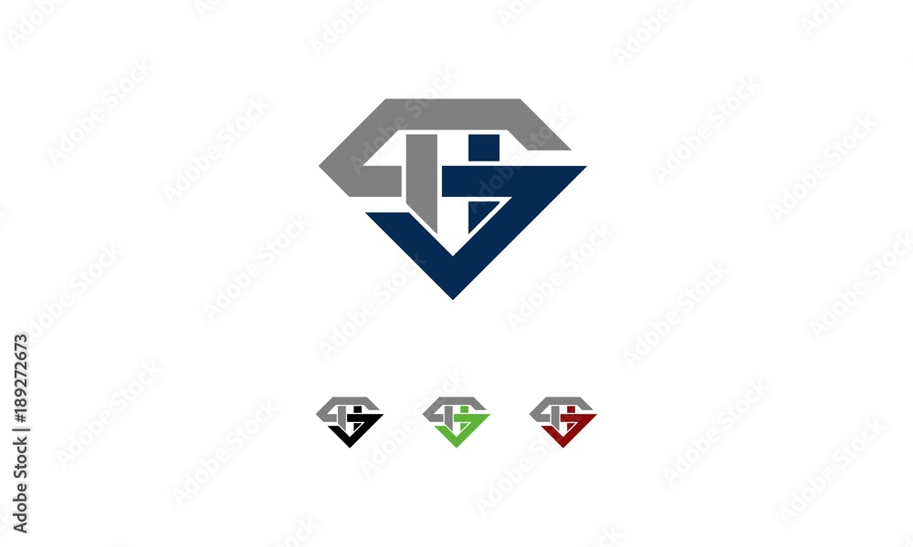 Inisial logo design Inisial logo design