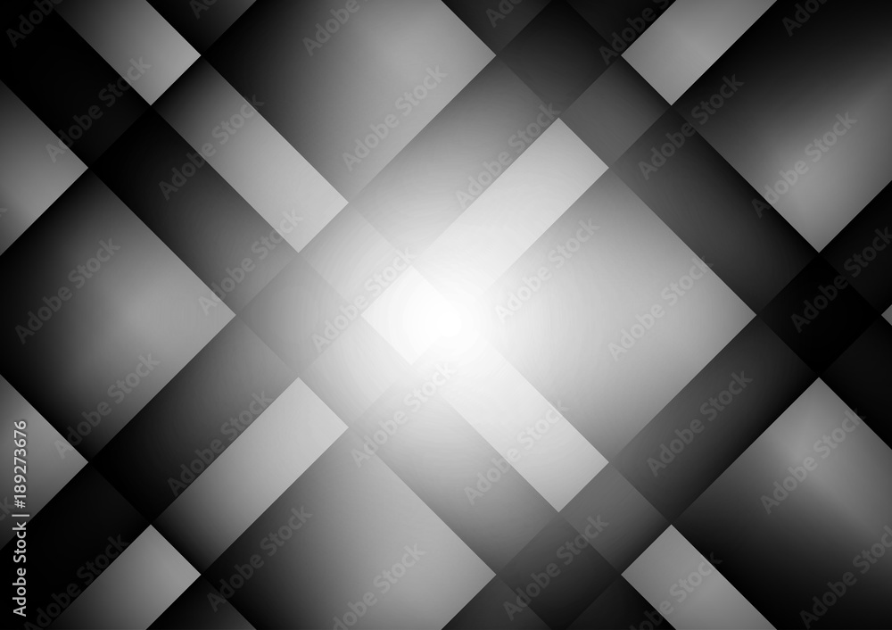 Black and Gray geometric abstract vector background with copy space, Vector illustration