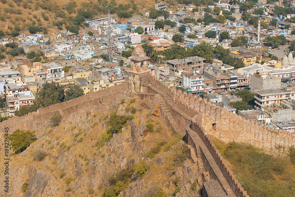 Ancient wall in India 