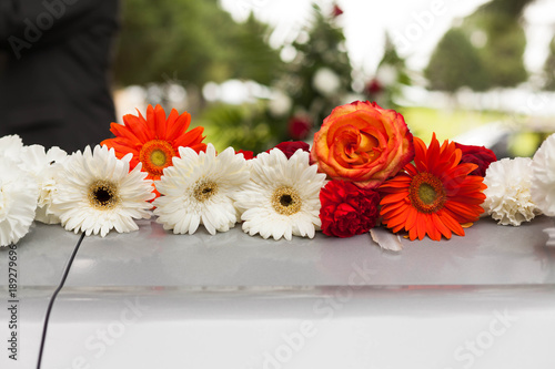Flowers on a Casket