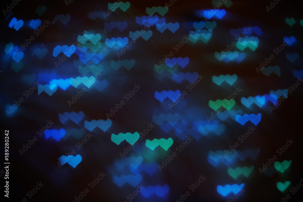 Blurred hearts. Valentines day background Blurred hearts. Valentines day background