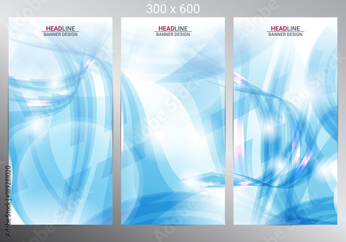 Set of modern infografic banners. Vector