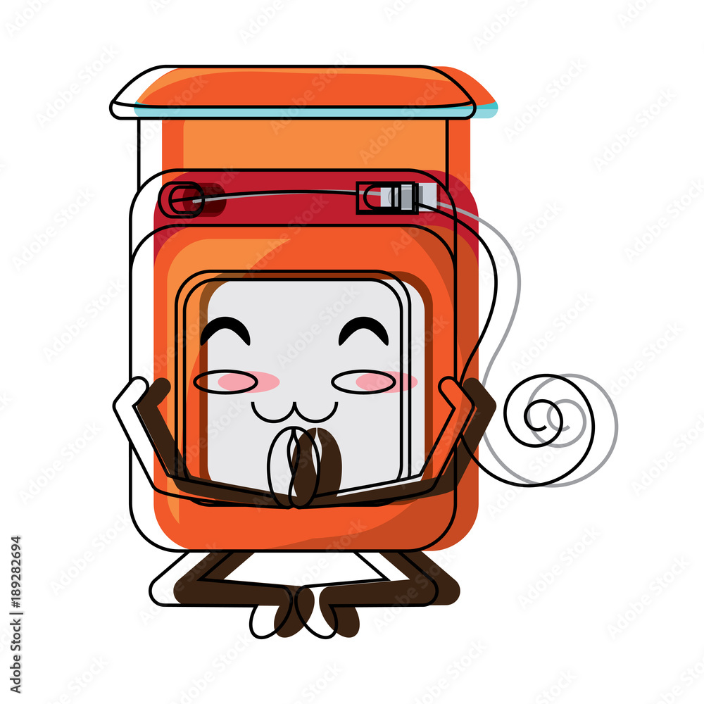 kawaii dental floss icon kawaii dental floss icon