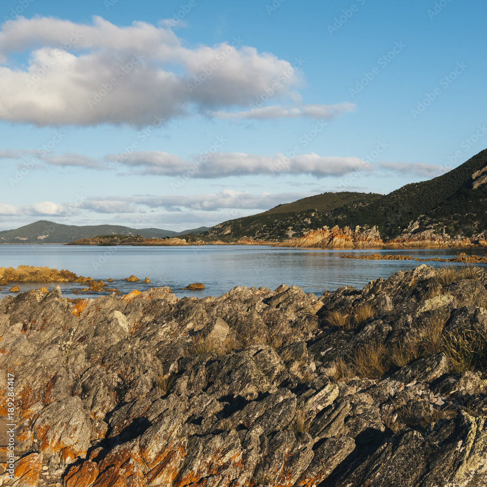 Fototapeta premium Beautiful beach view of Rocky Cape in Tasmania, Australia.