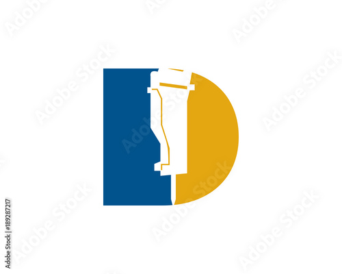 d letter stone breaker logo