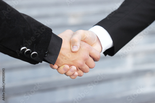 image of a firm handshake