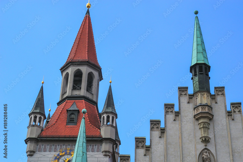 Obraz premium Germany munich marienplatz