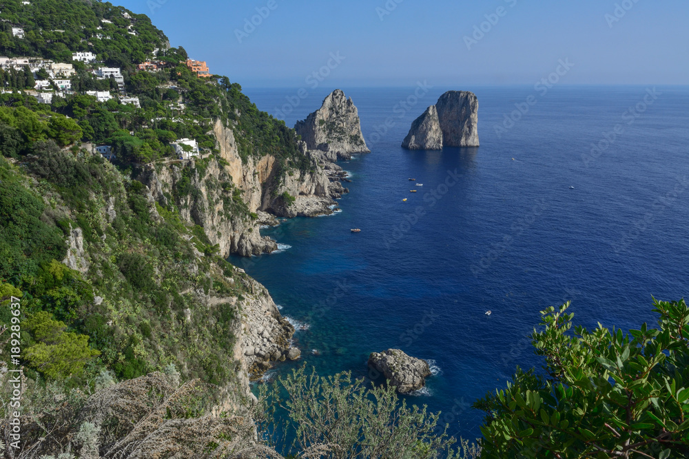 Italy capri island