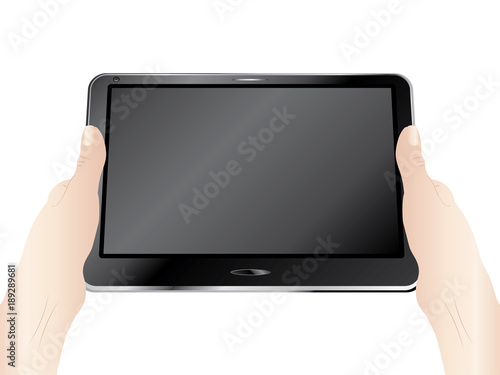 Digital Tablet in Hands