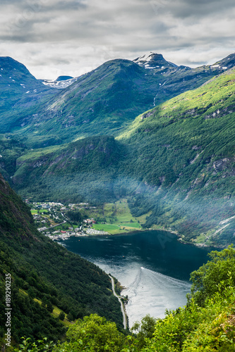 Fototapeta Naklejka Na Ścianę i Meble -  Norway, Geiranger landscape