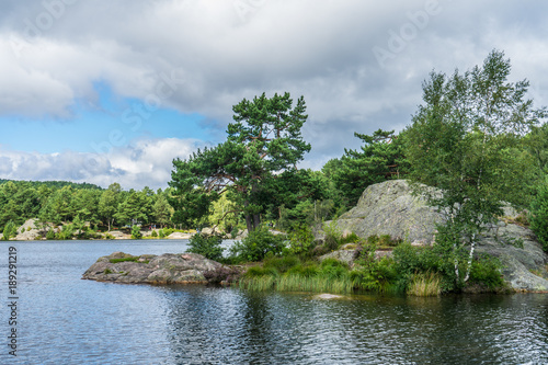 Norway, Baneheya lakeside view