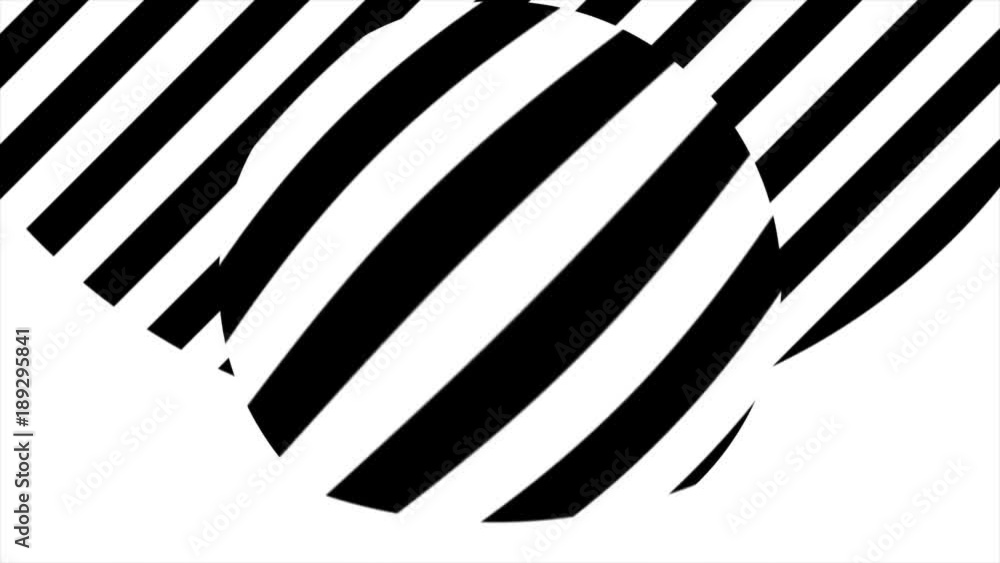 Abstract CGI motion graphics and animated background with black and ...
