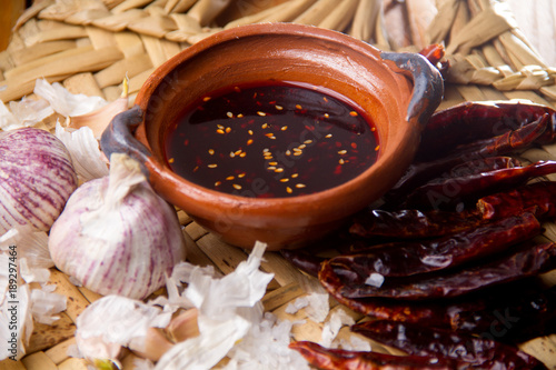 Plakat Mexican macha sauce