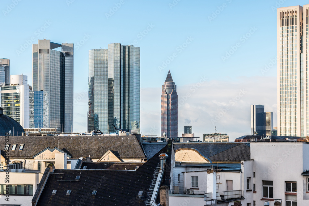 Skyline Frankfurt Häuser