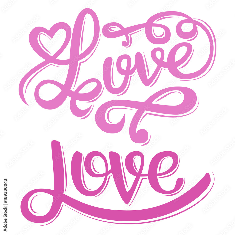 Vector freehand letters Vector freehand letters