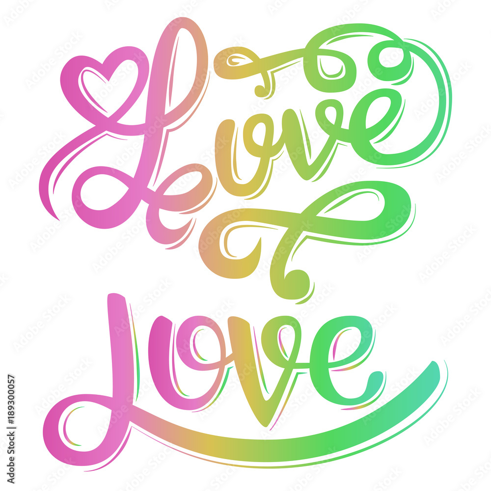 Vector freehand letters Vector freehand letters