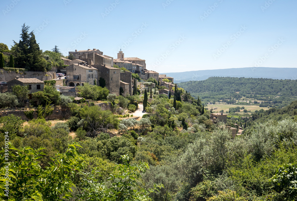 Medieval hilltop town of Gordes. Provence. France.