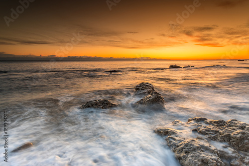 sunrise at the beach