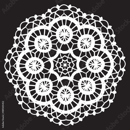 Elegant Lace Doily.