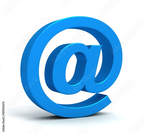 Wallpaper Mural e mail and envelope concept 3d illustration Torontodigital.ca