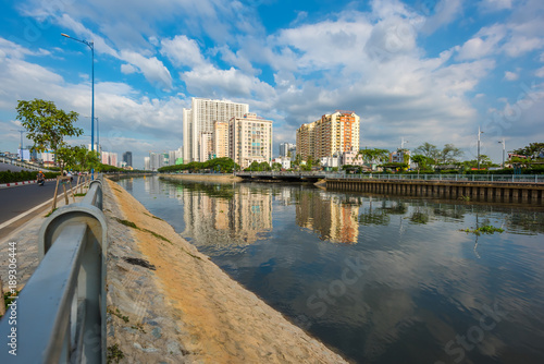 HOCHIMINH CITY- VIETNAM: the Ben Nghe canal in Hochiminh city, Vietnam.