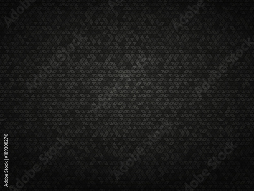 black triangle tiles  pattern, vector background