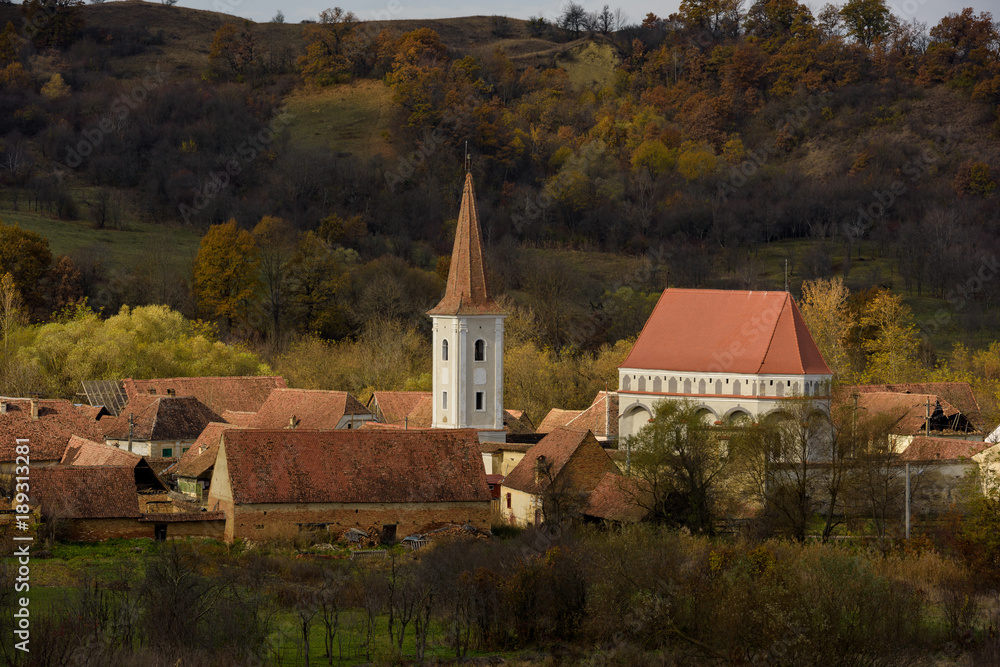 Fortified church in the village, is one of the most important Saxon villages with fortified churches in Transylvania. Romania
