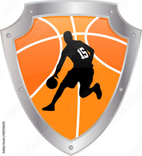 basketball icon - vector