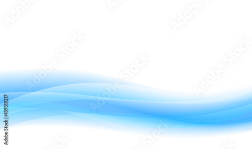 Blue Flowing Background Abstract blue waves, Vector illustration.