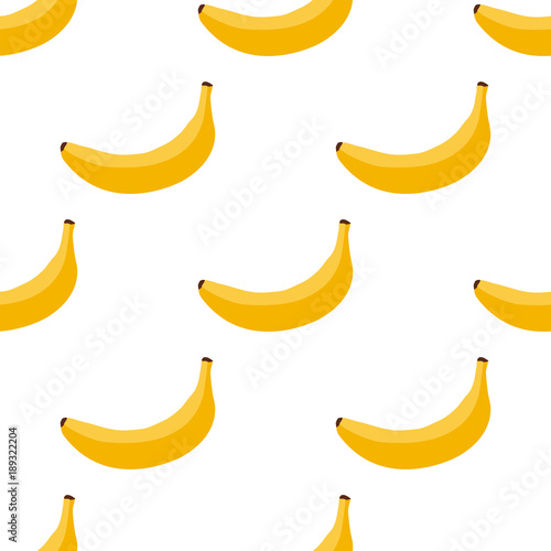 Seamless background of exotic fruit bananas.