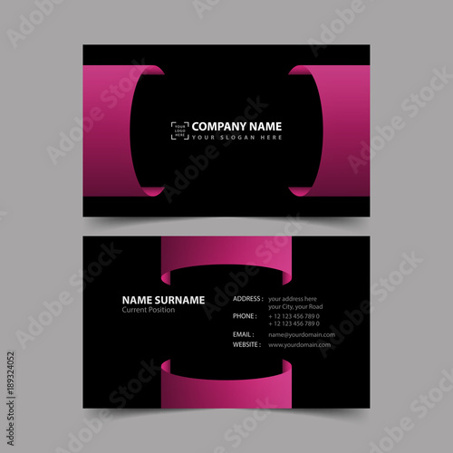 Business Card Design Template.