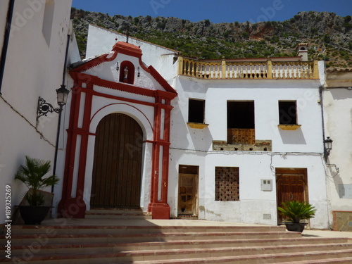 Benaojan, pueblo de Málaga, Andalucía (España) localizado dentro del Parque Natural de Grazalema photo