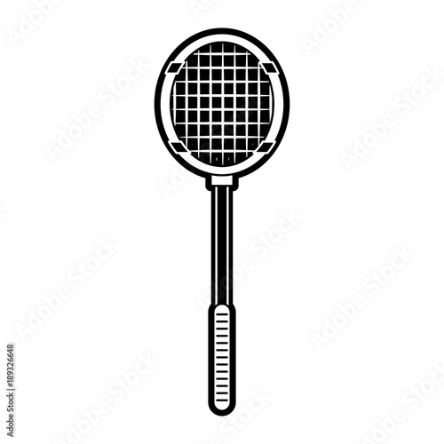 Badminton sport symbol icon vector illustration graphic design