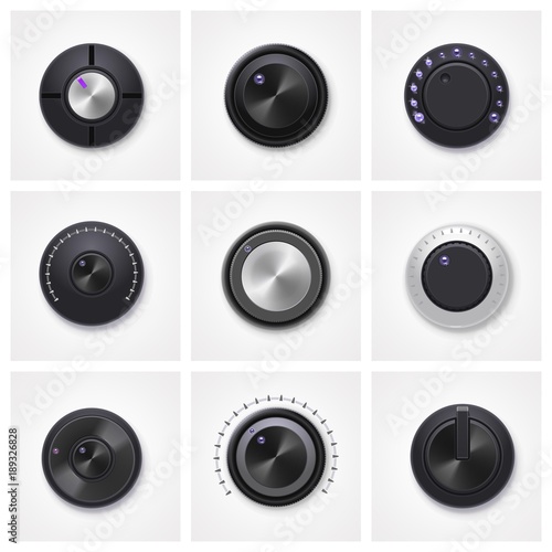 sound vector dials for user interface