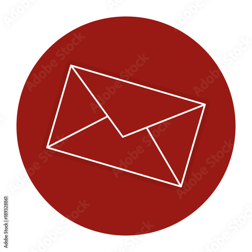 envelope mail isolated icon vector illustration design