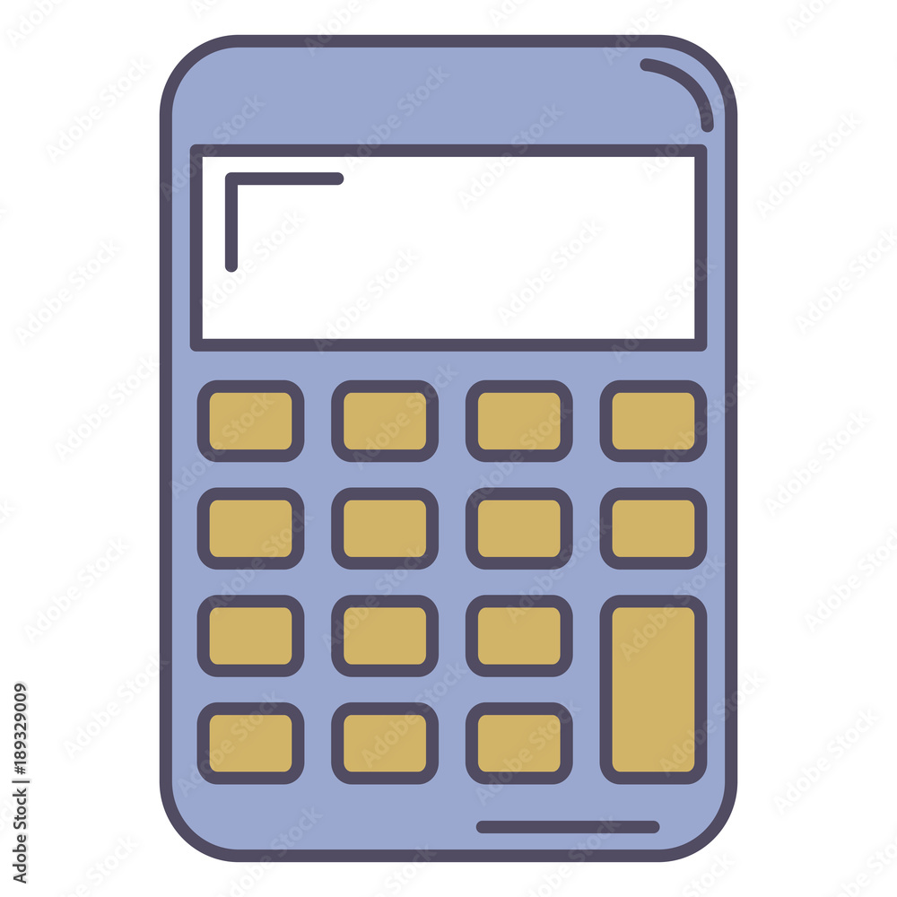 calculator math isolated icon vector illustration design calculator math isolated icon vector illustration design