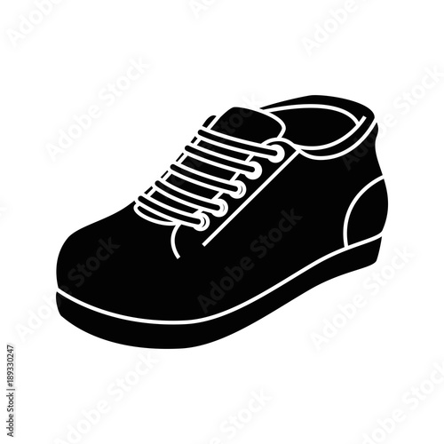 tennis shoe isolated icon vector illustration design