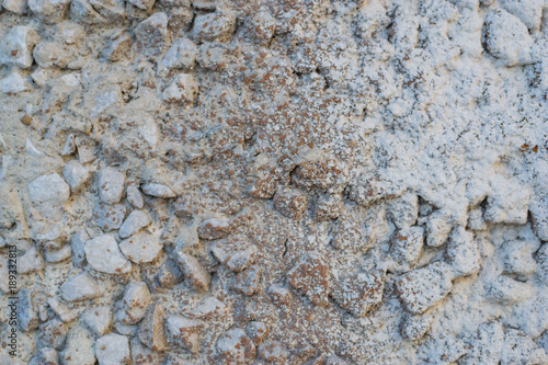 the texture of the stone in plaster