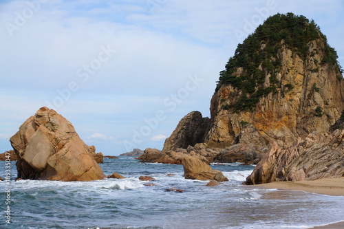 笹川流れ（国指定名勝）　新潟県村上市　Sasagawanagare (National site of scenic beauty) / Murakami, Niigata, Japan